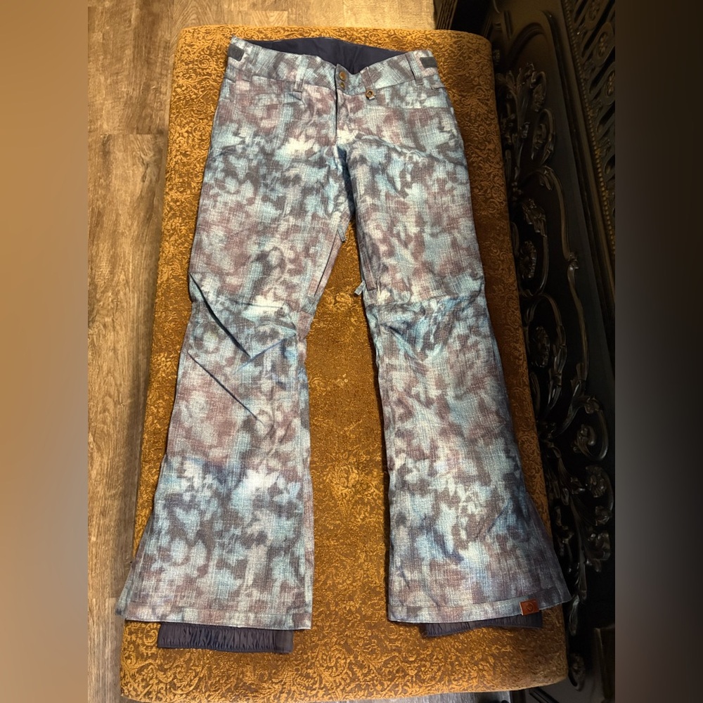 Roxy Blue and Purple Snow Pants